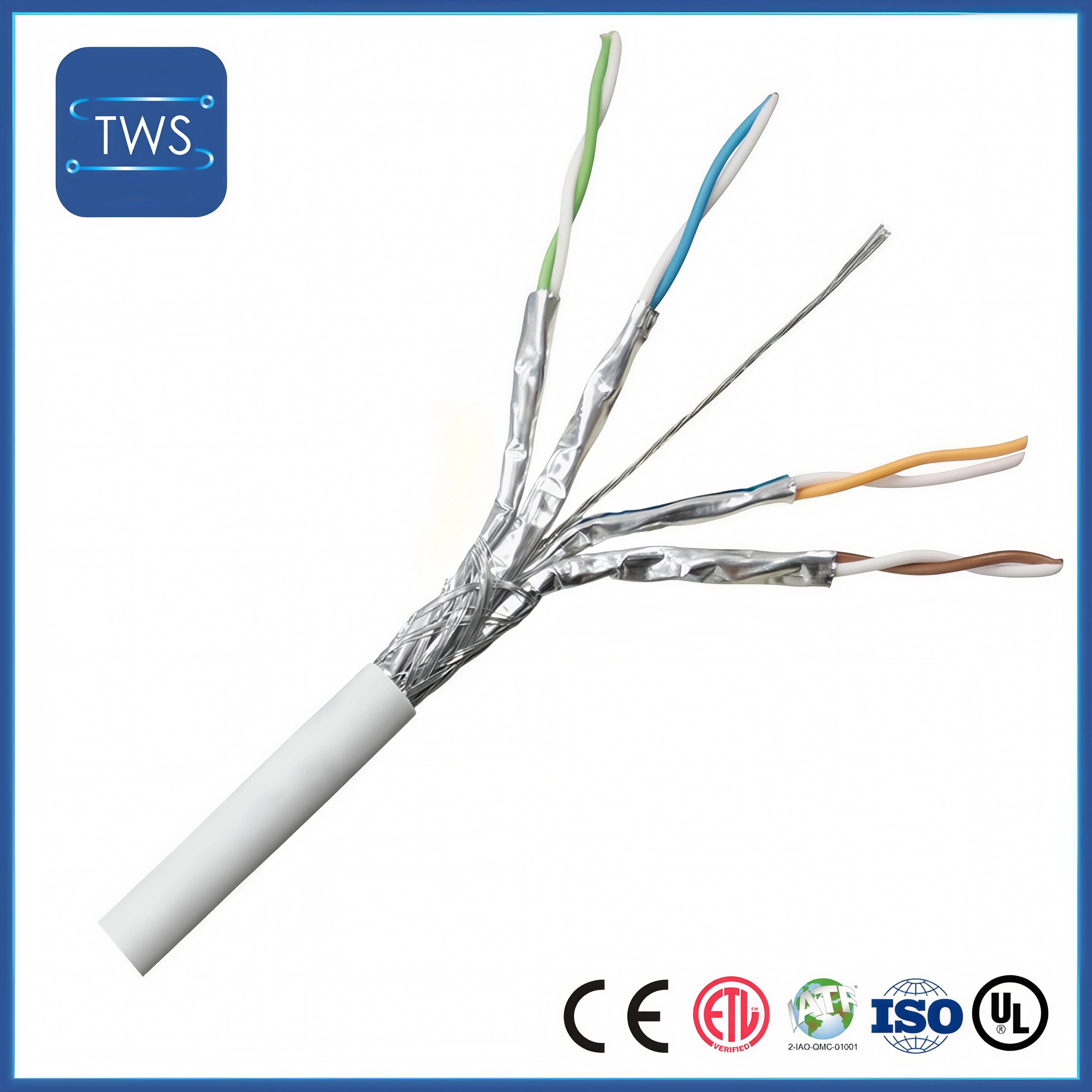 High Quality Hot Sale S/FTP CAT6A LSZH Cable for Home