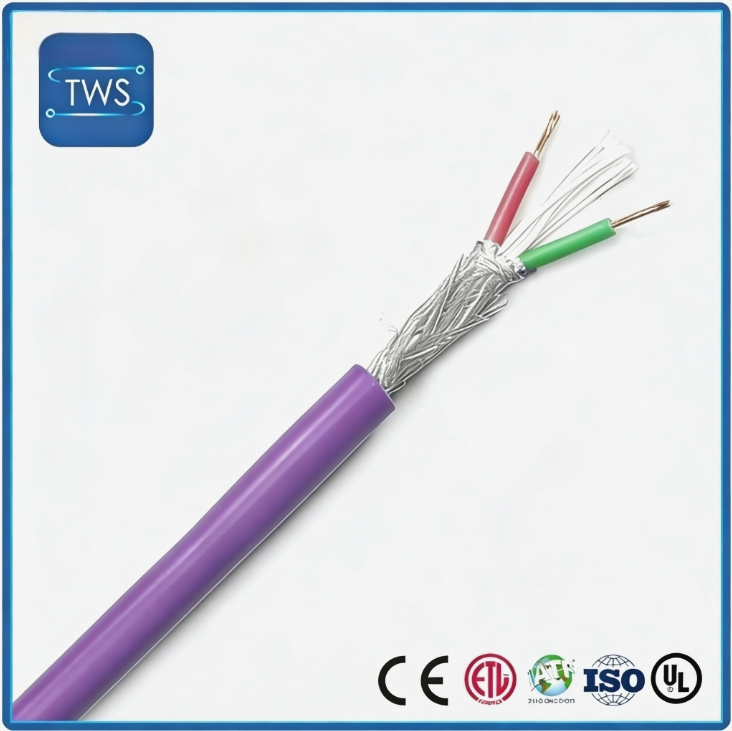 Industrial Control Cable 2C Bare Copper/Tinned Copper PVC Jacket