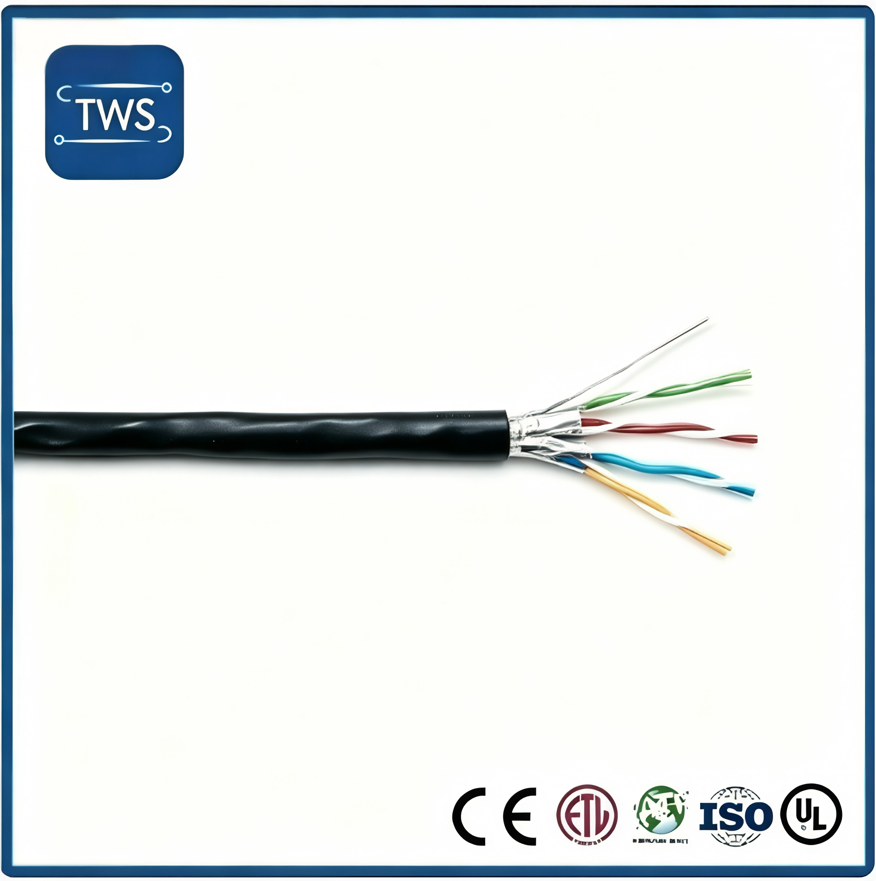 High Quality Hot Sale U/FTP CAT6A Cable for Home
